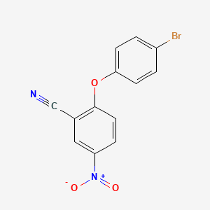 molecular formula C13H7BrN2O3 B1660563 Benzonitrile, 2-(4-bromophenoxy)-5-nitro- CAS No. 78940-64-4