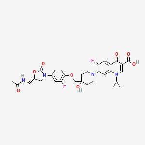 molecular formula C31H32F2N4O8 B1660571 Unii-6bmp8F2J00 CAS No. 790704-42-6
