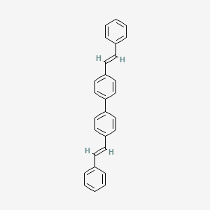 molecular formula C28H22 B1660597 4,4'-Distyrylbiphenyl CAS No. 79567-15-0