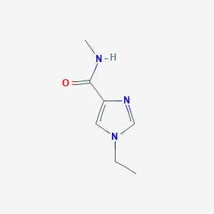 B166061 1-ethyl-N-methyl-1H-imidazole-4-carboxamide CAS No. 129993-51-7