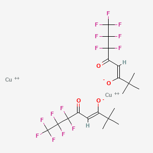 Copper,bis[1,1,2,2-tetrafluoro-6,6-dimethyl-1-(trifluoromethoxy)-3,5-heptanedionato-O3,O5]-