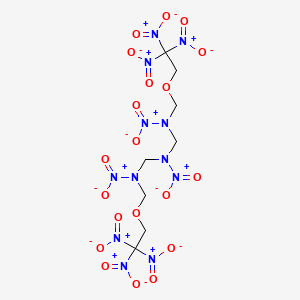 N,N,N-Trinitrobis((((2,2,2-trinitroethoxy)methyl)amino)methyl)amine