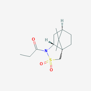 B166063 N-Propionyl-(2R)-bornane-10,2-sultam CAS No. 125664-95-1