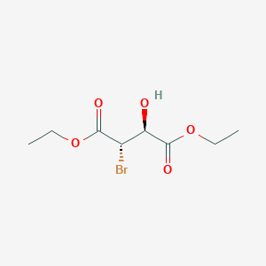 molecular formula C8H13BrO5 B1660633 二乙基(2S,3S)-2-溴-3-羟基琥珀酸酯 CAS No. 80640-14-8