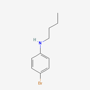 B1660655 Benzenamine, 4-bromo-N-butyl- CAS No. 81100-29-0