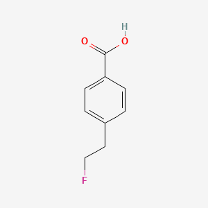 molecular formula C9H9FO2 B1660694 4-(2-氟乙基)苯甲酸 CAS No. 819883-84-6