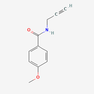 molecular formula C11H11NO2 B1660706 Benzamide, 4-methoxy-N-2-propyn-1-yl- CAS No. 82225-33-0