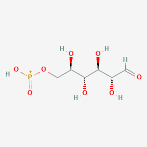 molecular formula C6H12O8P+ B1660707 6-O-[Hydroxy(oxo)phosphaniumyl]-D-allose CAS No. 82259-50-5