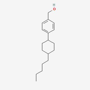 B1660716 [4-(4-Pentylcyclohexyl)phenyl]methanol CAS No. 82380-25-4