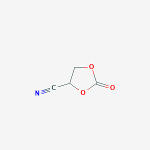 molecular formula C4H3NO3 B1660746 2-氧代-1,3-二氧戊环-4-腈 CAS No. 827300-17-4