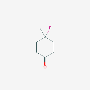 molecular formula C7H11FO B1660763 4-Fluoro-4-methylcyclohexan-1-one CAS No. 82953-31-9