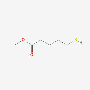molecular formula C6H12O2S B1660766 Methyl 5-mercaptopentanoate CAS No. 83009-94-3