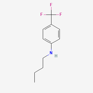 molecular formula C11H14F3N B1660767 N-Butyl-4-(trifluoromethyl)aniline CAS No. 830325-03-6