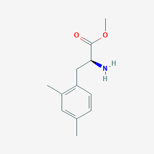 molecular formula C12H17NO2 B1660773 Methyl (2S)-2-amino-3-(2,4-dimethylphenyl)propanoate CAS No. 831191-86-7