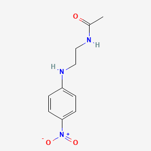 molecular formula C10H13N3O3 B1660789 Acetamide, N-[2-[(4-nitrophenyl)amino]ethyl]- CAS No. 833453-64-8