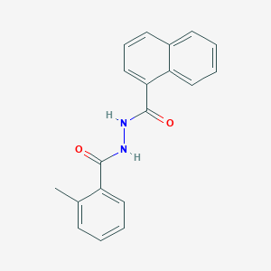 molecular formula C19H16N2O2 B1660812 2'-(2-Methylbenzoyl)-1-naphthohydrazide CAS No. 83803-93-4