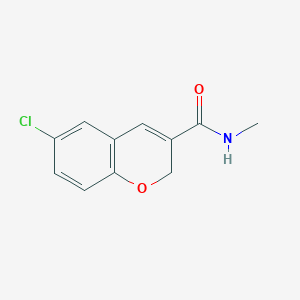 6-Chloro-n-methyl-2h-chromene-3-carboxamide