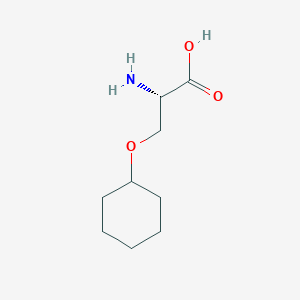 molecular formula C9H17NO3 B1660819 (2S)-2-氨基-3-(环己氧基)丙酸 CAS No. 83824-93-5
