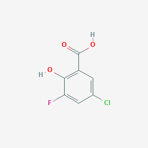 molecular formula C7H4ClFO3 B1660843 5-氯-3-氟-2-羟基苯甲酸 CAS No. 844503-43-1