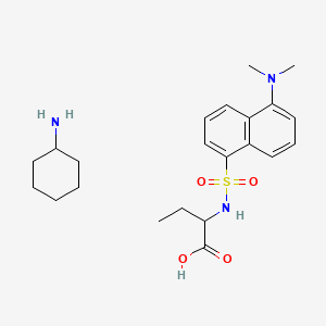 molecular formula C22H33N3O4S B1660850 Einecs 283-191-5 CAS No. 84560-03-2