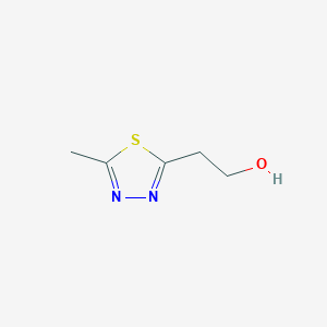 B1660860 2-(5-Methyl-1,3,4-thiadiazol-2-YL)ethanol CAS No. 847155-18-4