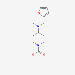 Tert-butyl 4-{[(furan-2-yl)methyl](methyl)amino}piperidine-1-carboxylate