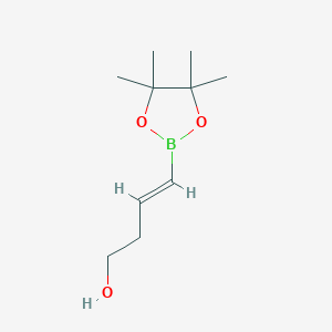 (3E)-4-(4,4,5,5-tetramethyl-1,3,2-dioxaborolan-2-yl)but-3-en-1-ol