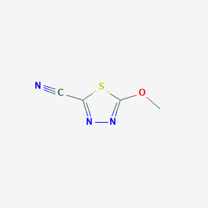 5-Methoxy-1,3,4-thiadiazole-2-carbonitrile