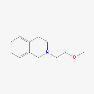 molecular formula C12H17NO B1660886 Isoquinoline, 1,2,3,4-tetrahydro-2-(2-methoxyethyl)- CAS No. 851040-36-3