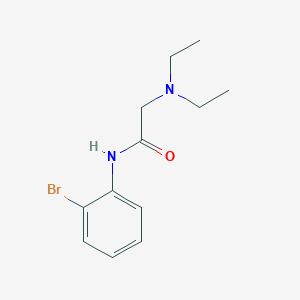 molecular formula C12H17BrN2O B1660896 Acetamide, N-(2-bromophenyl)-2-(diethylamino)- CAS No. 85234-69-1