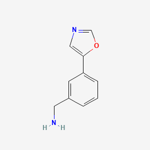 (3-(Oxazol-5-yl)phenyl)methanamine