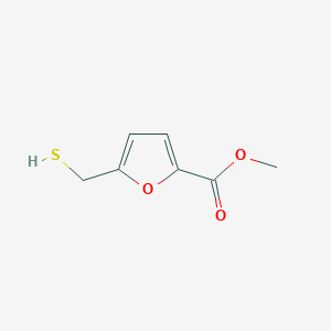 molecular formula C7H8O3S B1660940 2-Furancarboxylic acid, 5-(mercaptomethyl)-, methyl ester CAS No. 859303-93-8