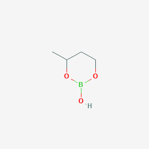 molecular formula C4H9BO3 B1660957 4-Methyl-1,3,2-dioxaborinan-2-ol CAS No. 86163-81-7