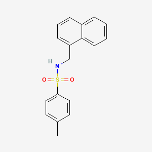 molecular formula C18H17NO2S B1660963 [(4-Methylphenyl)sulfonyl](naphthylmethyl)amine CAS No. 86328-84-9