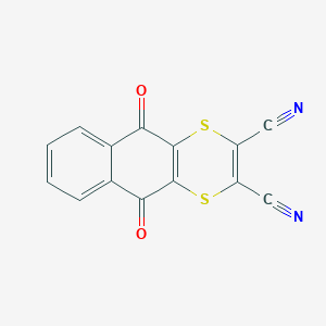 molecular formula C14H4N2O2S2 B166097 Dithianon CAS No. 3347-22-6