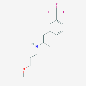 molecular formula C14H20F3NO B1660973 N-(3-Methoxypropyl)-1-[3-(trifluoromethyl)phenyl]propan-2-amine CAS No. 864415-47-4