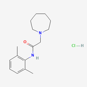 1H-Azepine-1-acetamide, hexahydro-N-(2,6-dimethylphenyl)-, monohydrochloride