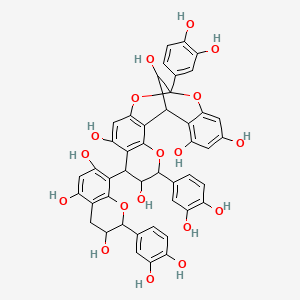 molecular formula C45H36O18 B1660982 Pavetannin B6 CAS No. 86631-43-8