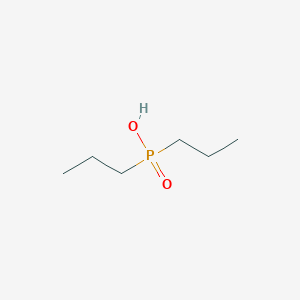 molecular formula C6H15O2P B1660986 Dipropylphosphinic acid CAS No. 867-33-4