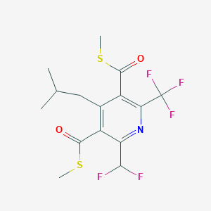 molecular formula C15H16F5NO2S2 B166099 Dithiopyr CAS No. 97886-45-8