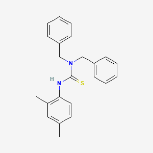 1,1-dibenzyl-3-(2,4-dimethylphenyl)thiourea