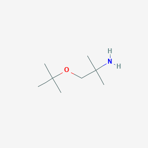 molecular formula C8H19NO B1661006 2-Propanamine, 1-(1,1-dimethylethoxy)-2-methyl- CAS No. 870809-41-9
