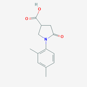 molecular formula C13H15NO3 B166102 1-(2,4-二甲苯基)-5-氧代吡咯烷-3-羧酸 CAS No. 133748-22-8
