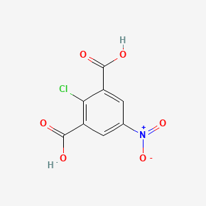 molecular formula C8H4ClNO6 B1661035 2-Chloro-5-nitrobenzene-1,3-dicarboxylic acid CAS No. 87350-83-2