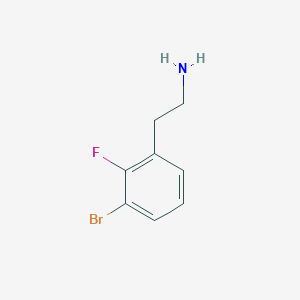 molecular formula C8H9BrFN B1661042 2-(3-Bromo-2-fluorophenyl)ethanamine CAS No. 874285-15-1