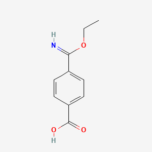 4-[Ethoxy(imino)methyl]benzoic acid