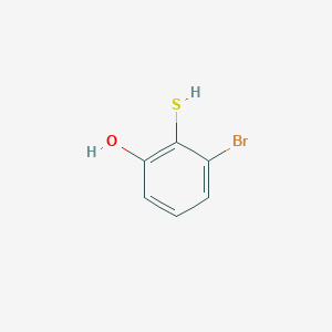 molecular formula C6H5BrOS B1661050 3-Bromo-2-sulfanylphenol CAS No. 87474-08-6