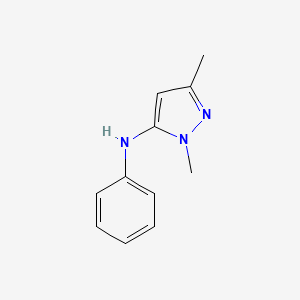 1H-Pyrazol-5-amine, 1,3-dimethyl-N-phenyl-