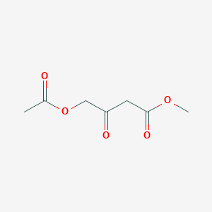 molecular formula C7H10O5 B1661070 Methyl 4-(acetyloxy)-3-oxobutanoate CAS No. 87730-99-2