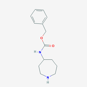 molecular formula C14H20N2O2 B1661075 Benzyl azepan-4-ylcarbamate CAS No. 878630-97-8